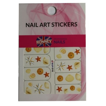 RONNEY - Naklejki wodne na paznokcie NAILART STICKERS RN 171    !